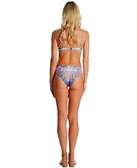 La Moda Clothing Women's Floral Two Piece Bikini Set
