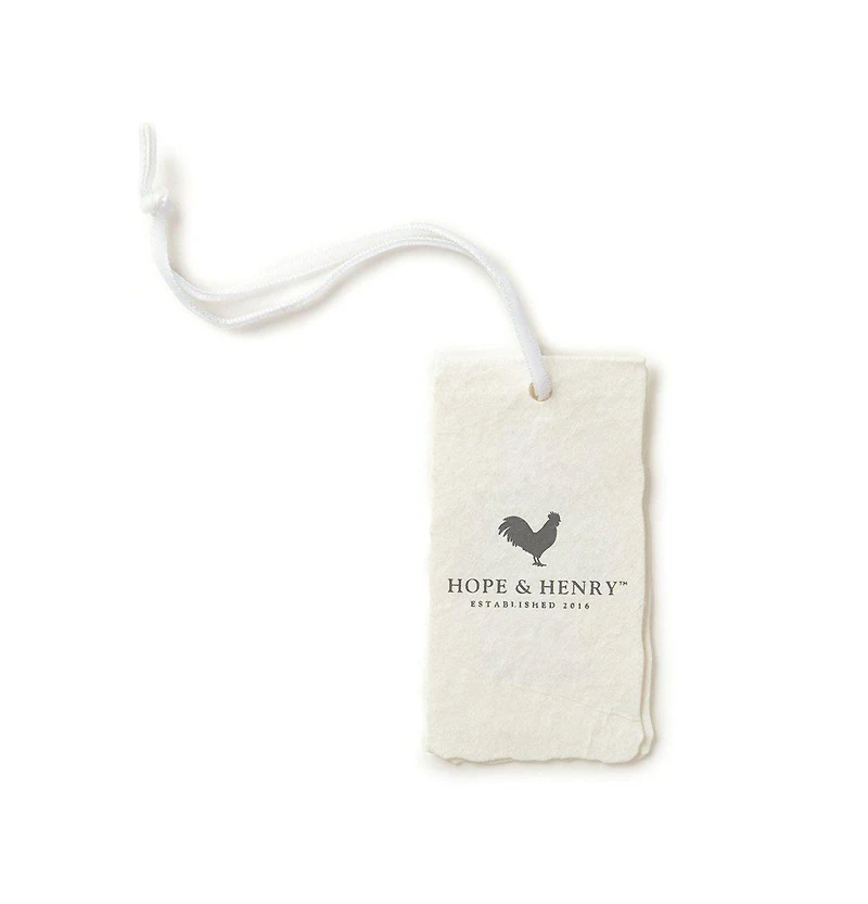 Hope & Henry Baby Boys Long Sleeve Quilted Henley Tee