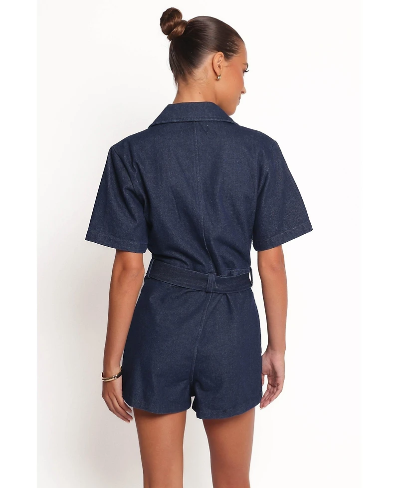 Petal and Pup Women's Bruna Denim Romper