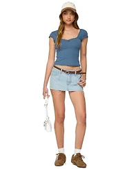 Edikted Women's Adela Square Neck Top