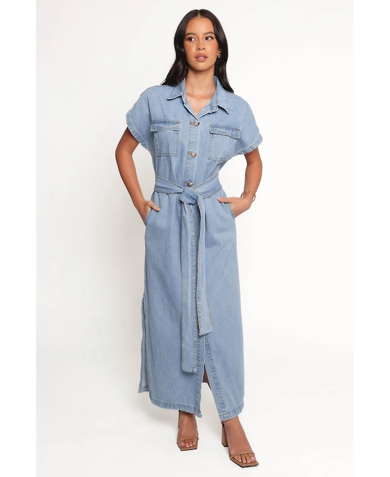 Petal and Pup Women's Griffin Shirt Maxi Dress