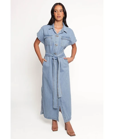 Petal and Pup Women's Griffin Shirt Maxi Dress