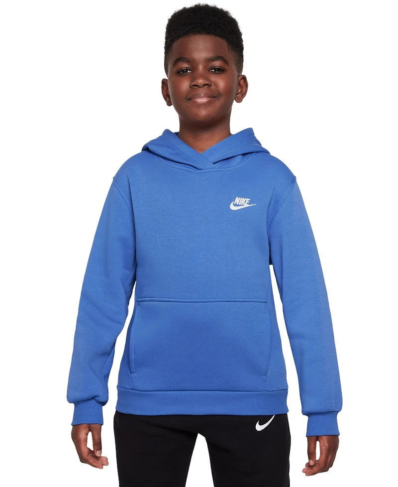 Nike Sportswear Big Kids Club Fleece Pullover Hoodie