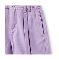 Cotton On Little Girls Little/Big Sarai Pleat Front Denim Short