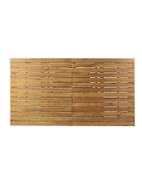 Streamdale Rustic Acacia Expandable Dining Table