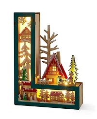 Giftcraft Led Wood Monogram Letter Decor