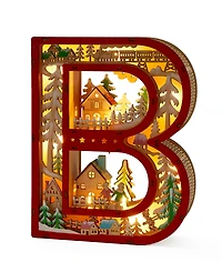 Giftcraft Led Wood Monogram Letter Decor