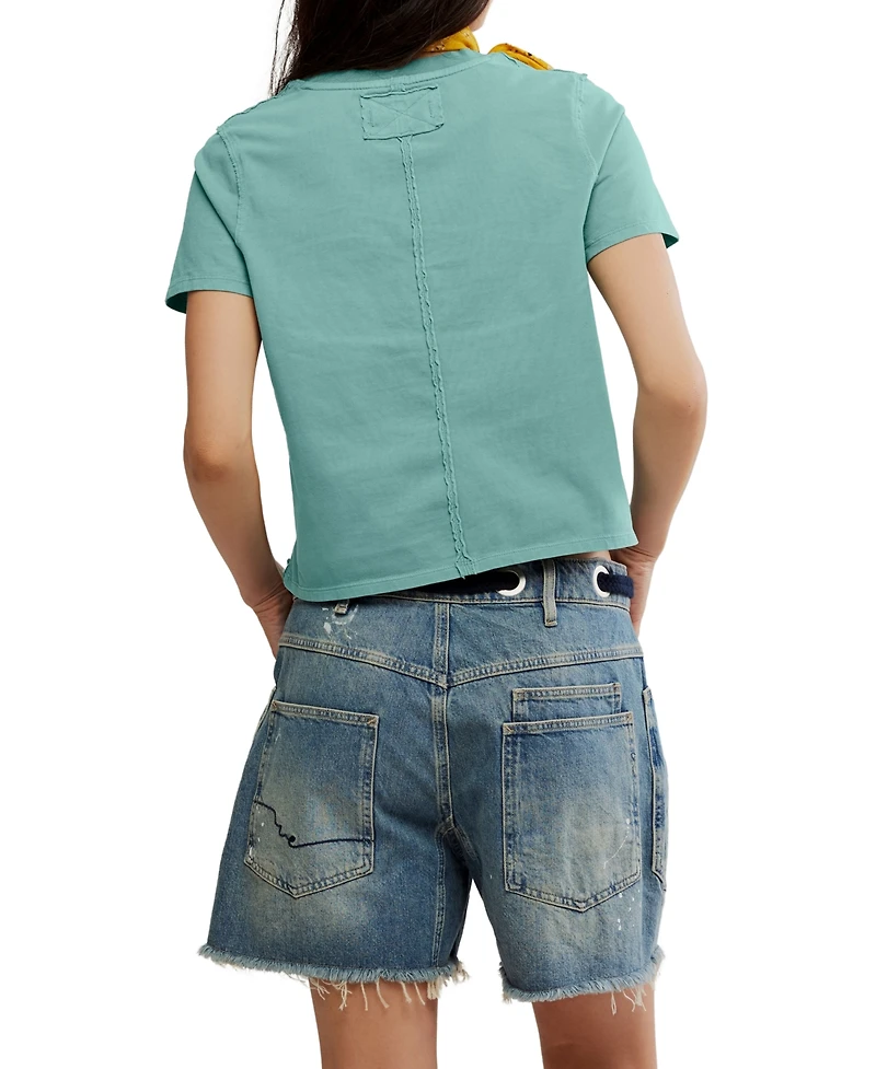 Free People Women's Everyday Cotton T-Shirt