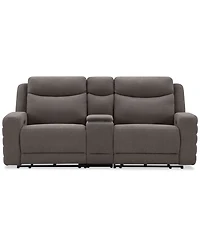 Kristyan3-Pc. Fabric Sofa with 2 Power Motion Chairs and Console, Exclusively at Macy's