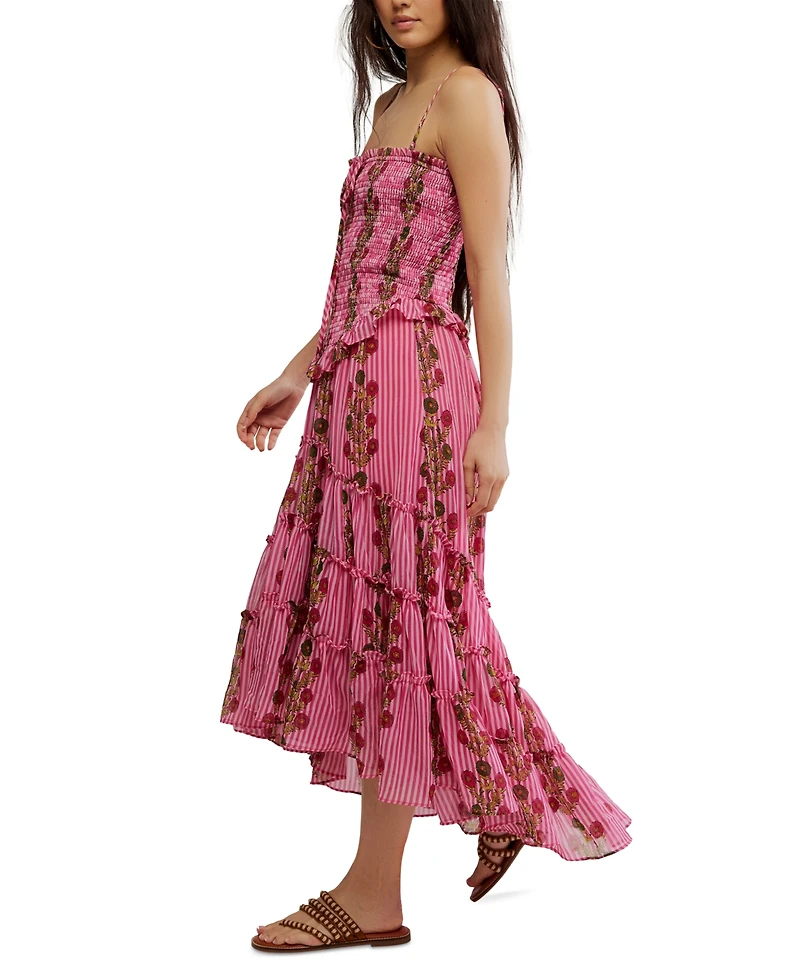 Free People Women's Alejandra Sleeveless Smocked Midi