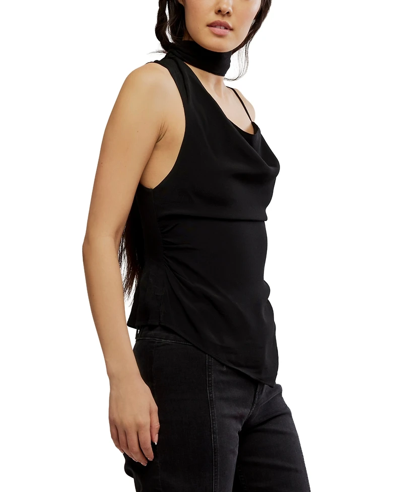 Free People Women's True To You Asymmetric-Neck Tank Top