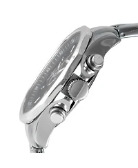 Peugeot Men's 46mm Multi-Function Stainless Steel Bracelet Watch
