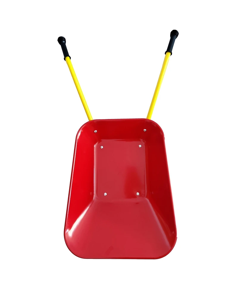 Red Metal Garden Trolley