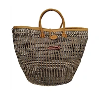 Rooted Heritage Handmade Sisal Straw Basket Tote Bag