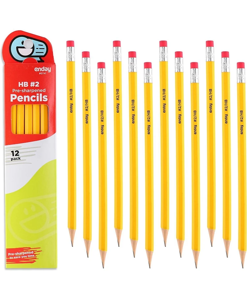 Enday Presharpened #2 Pencils