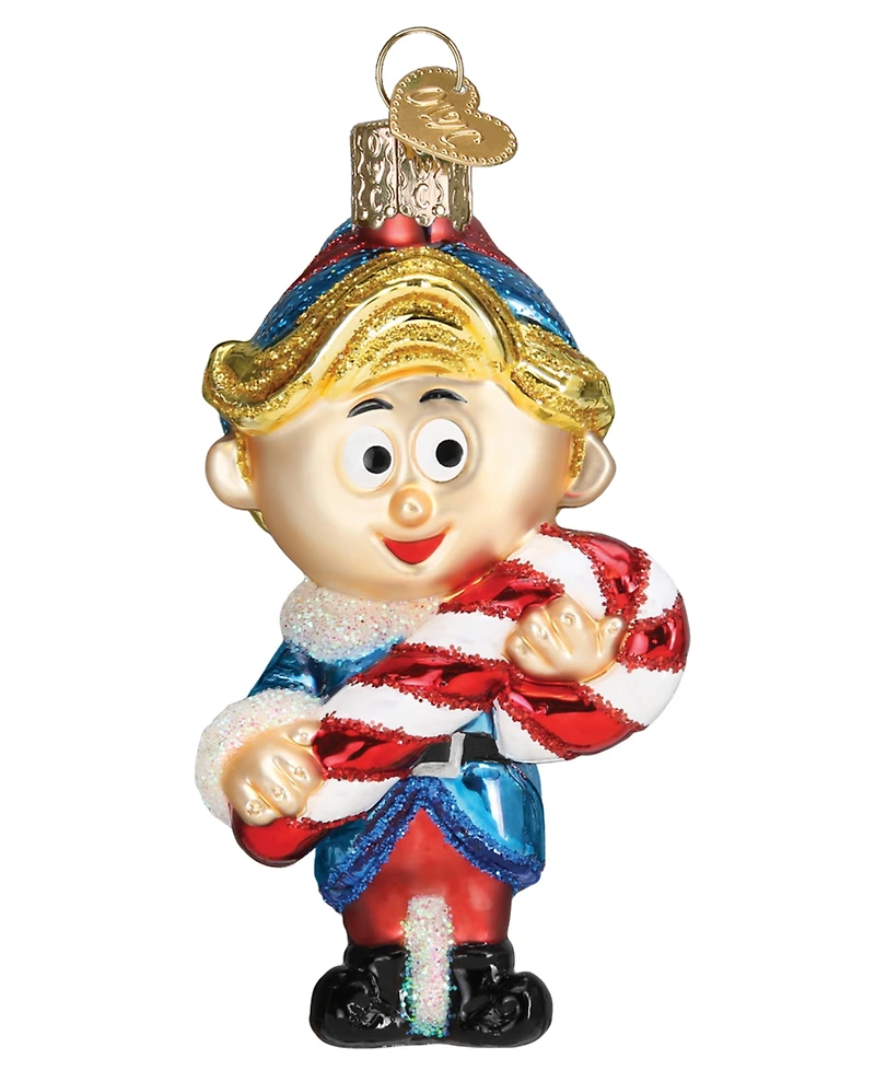 Old World Christmas 3.75" Rudolph the Red-Nosed Reindeer Hermey The Elf Ornament