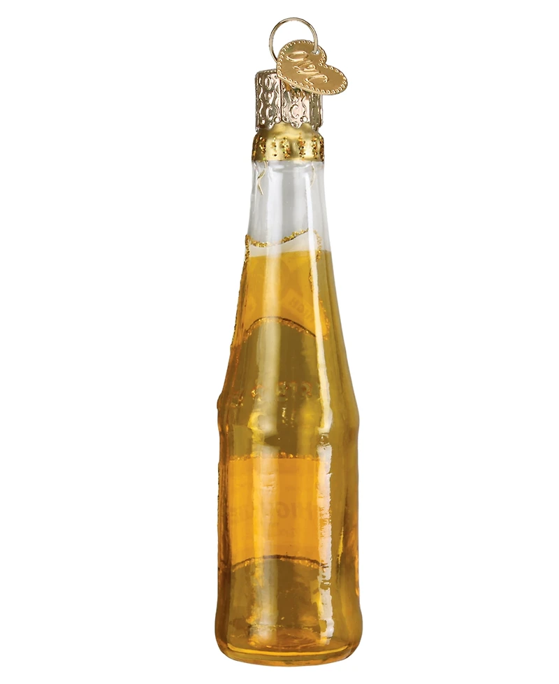 Old World Christmas 4.5" Adult Beverages Miller High Life Beer Bottle Ornament