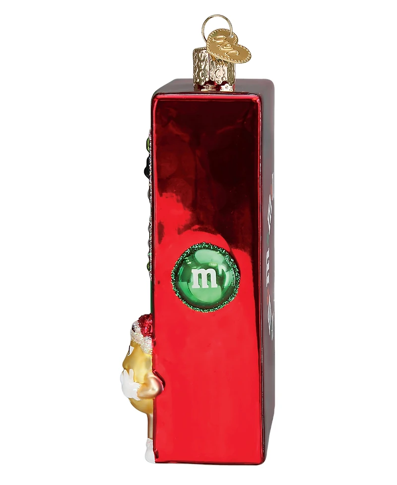 Old World Christmas 4.75" Mars Wrigley Candies M&M's Vending Machine Ornament