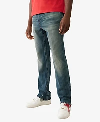True Religion Men's Ricky Flap Straight Jeans