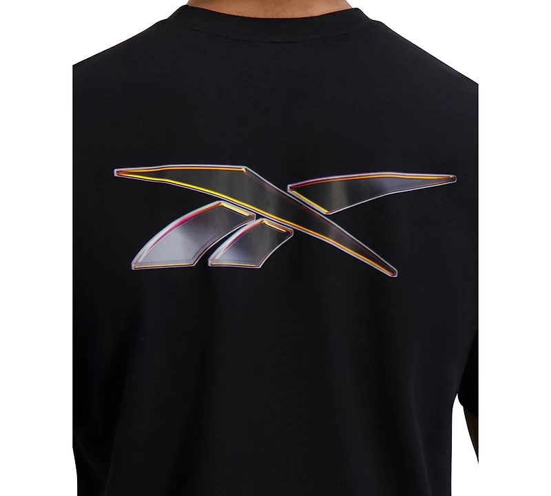 Reebok Men's Athlete Hype Logo Graphic Cotton T-Shirt