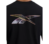 Reebok Men's Athlete Hype Logo Graphic Cotton T-Shirt