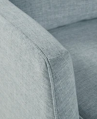 Martha Stewart Collection 28" Fabric London Skirted Swivel Chair