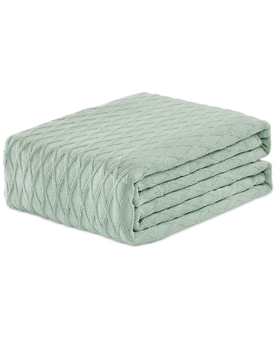 Lauren Ralph Classic Cotton Blanket, Full/Queen
