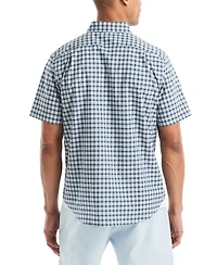 Nautica Men's Plaid Short-Sleeve Shirt