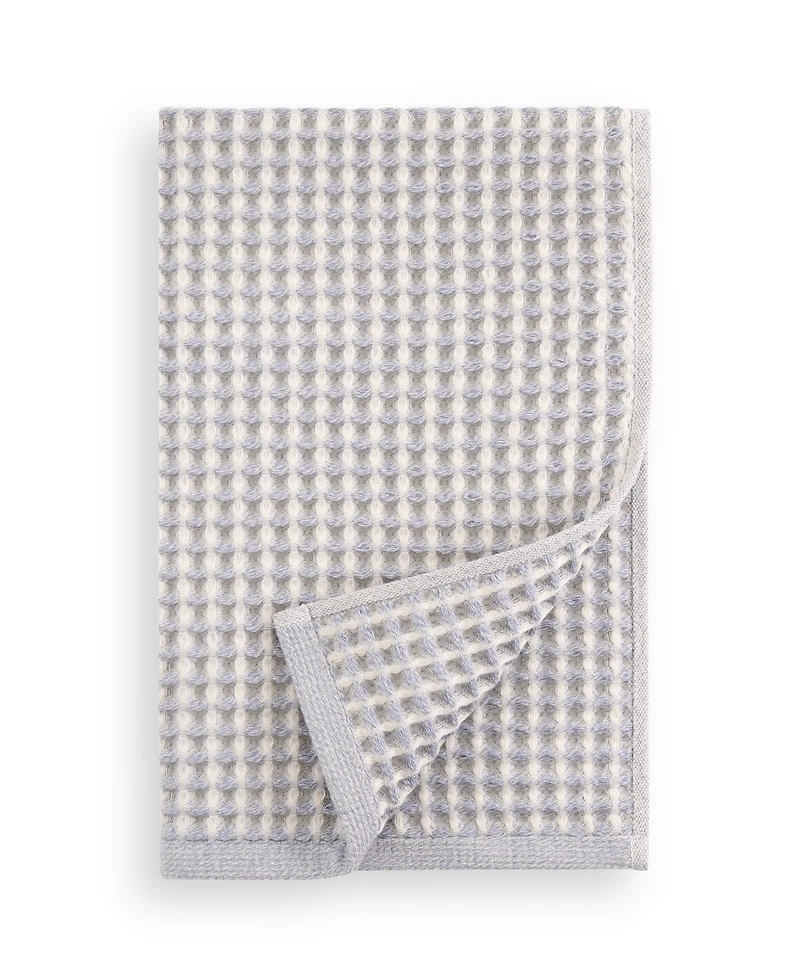 Dkny Pure Yarn Dyed Waffle Unbleached Cotton Bath Towel Set