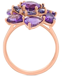 Effy Amethyst (5-1/10 ct. t.w.) & Iolite (3/4 ct. t.w.) Statement Ring in 14k Rose Gold