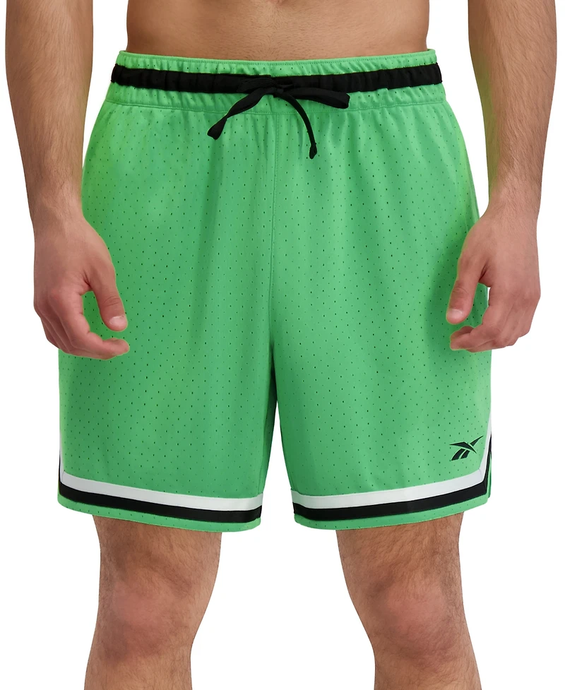 Reebok Men's Basketball Mesh 9" Shorts