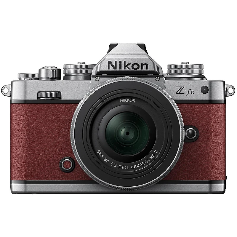Nikon Z fc Dx-Format Mirrorless Camera with Nikkor Z Dx 16-50mm f/3.5-6.3 Vr Lens, Crimson Red,Candisk Pro 64GB, Octopus Tripod, Pro Optic Filter Kit,