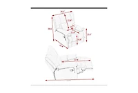 Streamdale Furniture Streamdale Cyan Single Chair Comfy and Compact