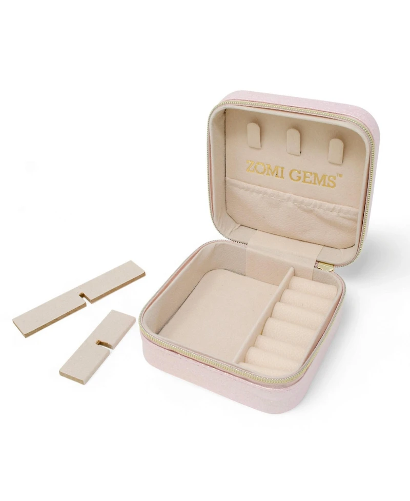 Zomi Gems Girls Mermaid Seashell Pearl Jewelry Box, Hot Pink