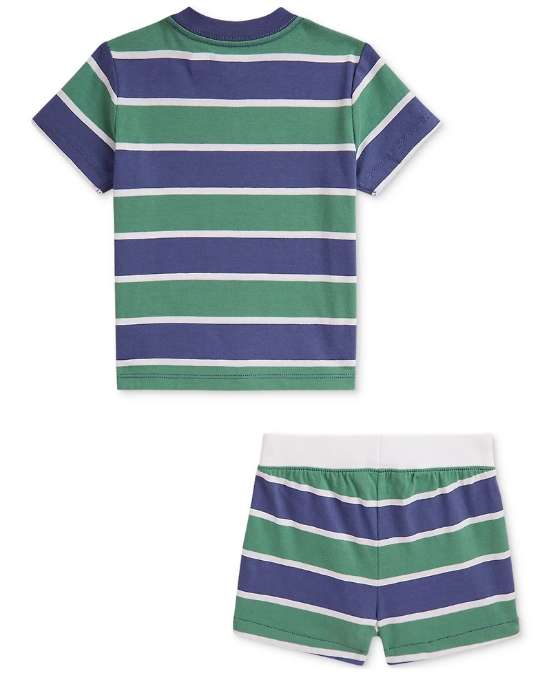Polo Ralph Lauren Baby Boys Bear Tee & Shorts Set