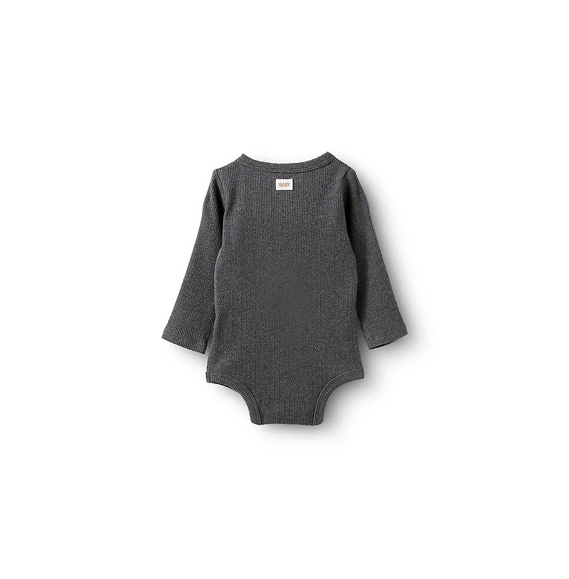 Cotton On Baby Boys Pointelle Long Sleeve Bubbysuit