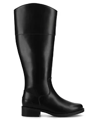 Journee Collection Women's Dressage Round Toe Riding Boots
