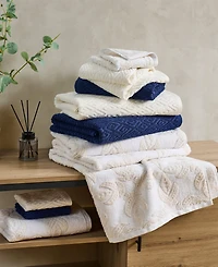 John Robshaw Maze Solid Texture Cotton Bath Towel, 54" x 32"