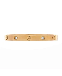 Pre-Owned Cartier Love 4 Diamond Bracelet 18K Gold with Diamonds