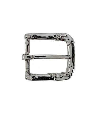 Trafalgar Men's 35mm Italian Rippled Textured Solid Brass Harness Belt Buckle