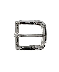 Trafalgar Men's 35mm Italian Rippled Textured Solid Brass Harness Belt Buckle