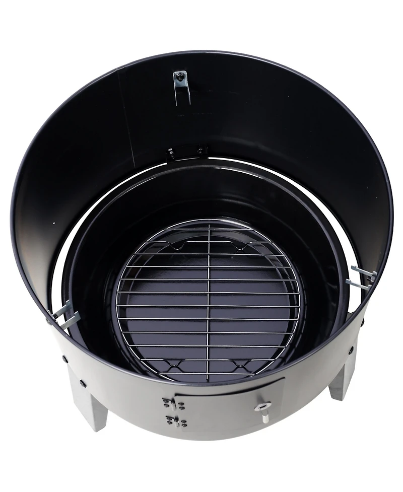 Charcoal Smoker Grill - 16" Vertical Bbq