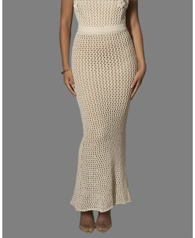 Jluxlabel Women's Sea Depths Maxi Skirt