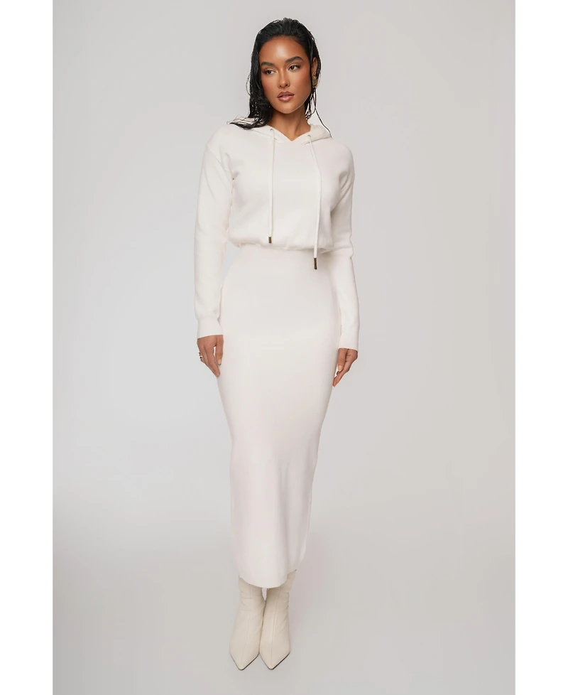 Jluxlabel Women's All In One Hoodie Dress