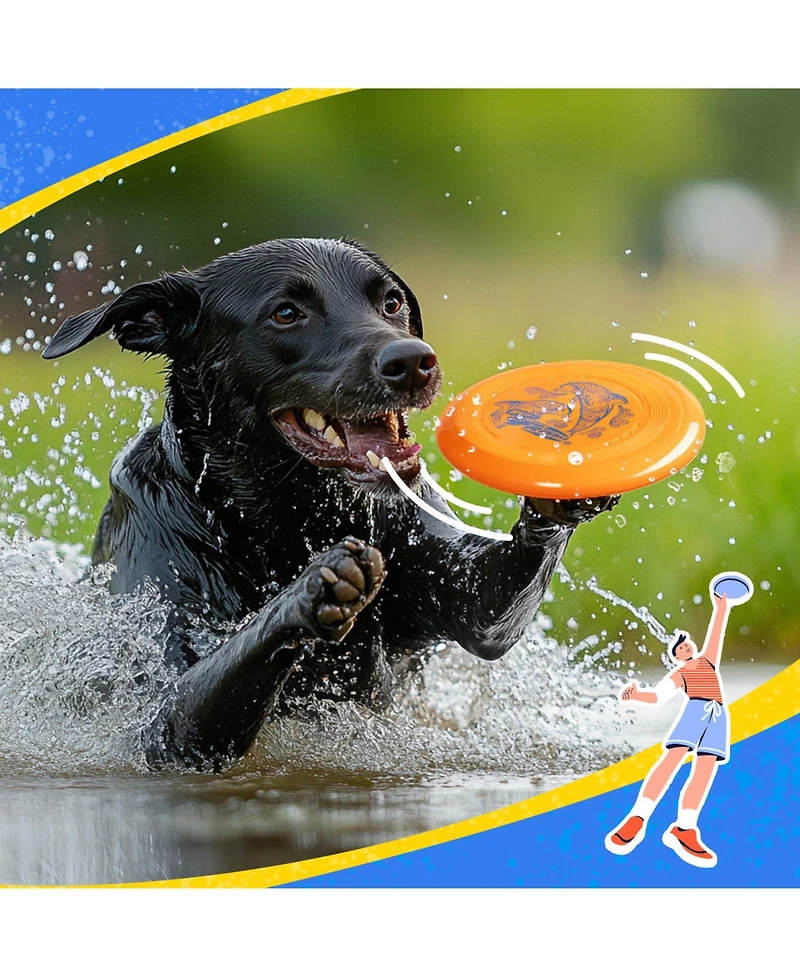 Wham-o Frisbee Go 2 Pack Flying Disc, 9 Inch Lightweight Toy Set for Beginners Outdoor Game - 70g