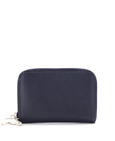 Pre-Owned Hermes Compact Zipengo Horse Card Holder Leather