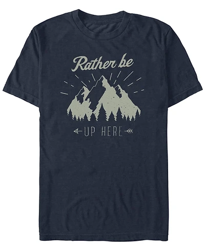 Fifth Sun Men's Rather Be Short Sleeve T-Shirt