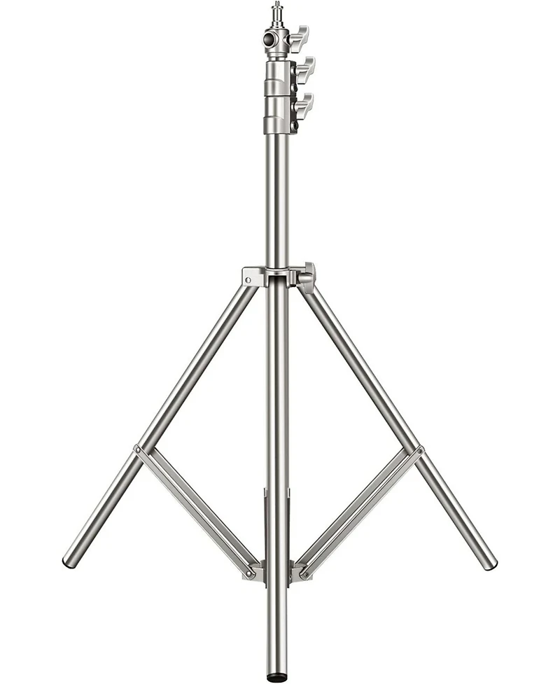 Neewer 79"/2m Stainless Steel Light Stand, Spring Cushioned Heavy Duty Photography Tripod Stand with 1/4” to 3/8” Universal Screw A