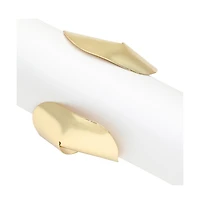 Sohi Gold-Plated Handcuff Contemporary Bracelet