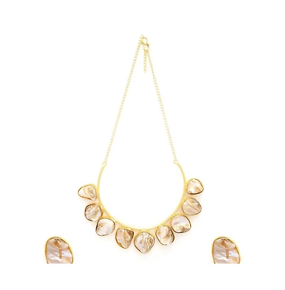 Sohi Abstract-Stone Jewellery Set